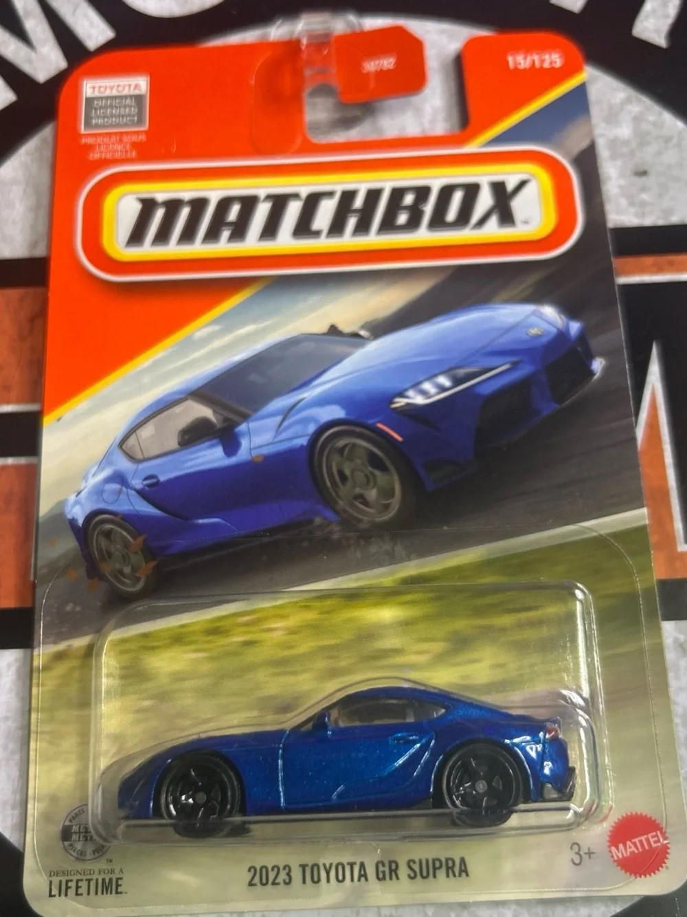 Matchbox 2023 Toyota GR Supra Toy Car - Blue